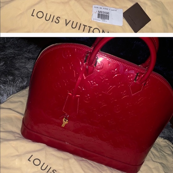 Louis Vuitton Large Monogram Vernis Satchel Pink FREE SHIPPING - Picture 3 of 4